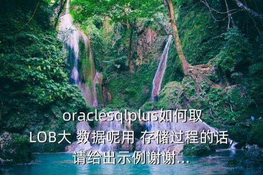 oracle 存儲大數(shù)據(jù)字段,Oracle查詢某個字段長度大于10的數(shù)據(jù)