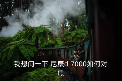 我想問一下 尼康d 7000如何對焦