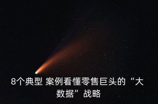 8個(gè)典型 案例看懂零售巨頭的“大 數(shù)據(jù)”戰(zhàn)略
