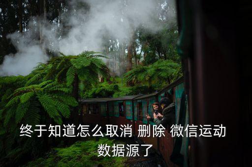 終于知道怎么取消 刪除 微信運動 數(shù)據(jù)源了