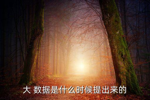 大數(shù)據(jù)起源是 答案