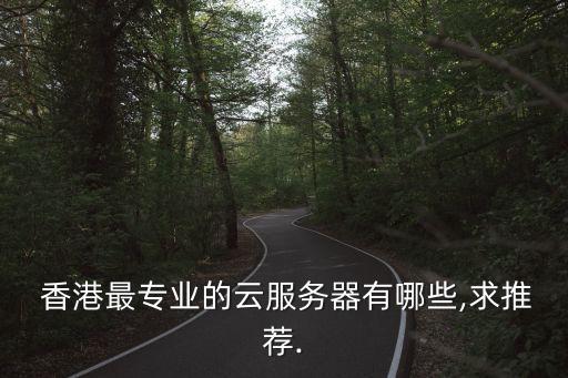  香港最專業(yè)的云服務器有哪些,求推薦.
