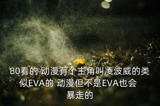 80看的 動(dòng)漫有個(gè)主角叫凌波威的類似EVA的 動(dòng)漫但不是EVA也會(huì) 暴走的