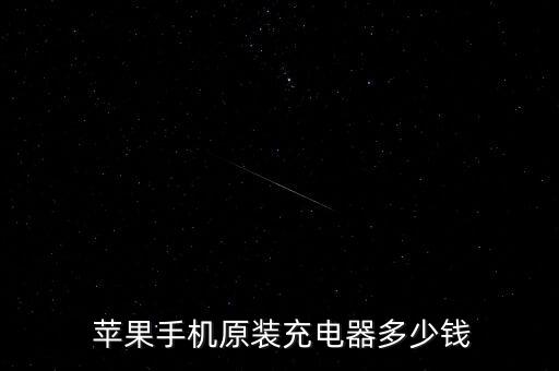  蘋果手機(jī)原裝充電器多少錢