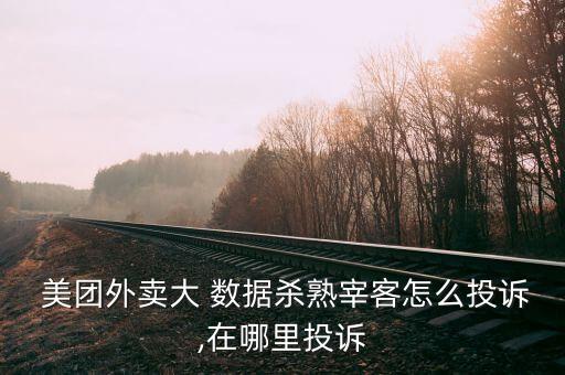 美團 大數(shù)據(jù),美團大數(shù)據(jù)殺熟找客服有用嗎