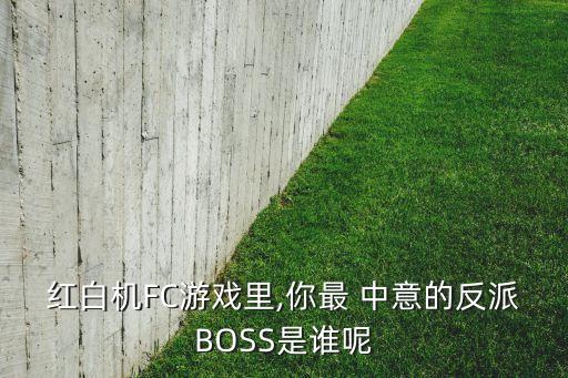 紅白機FC游戲里,你最 中意的反派BOSS是誰呢