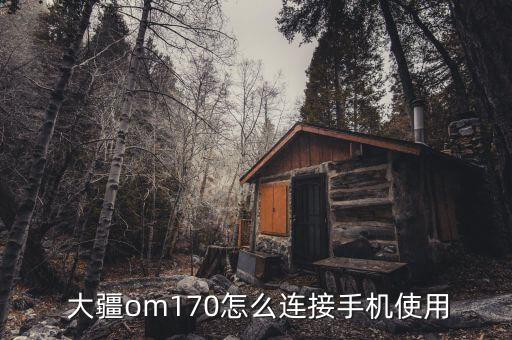  大疆om170怎么連接手機(jī)使用