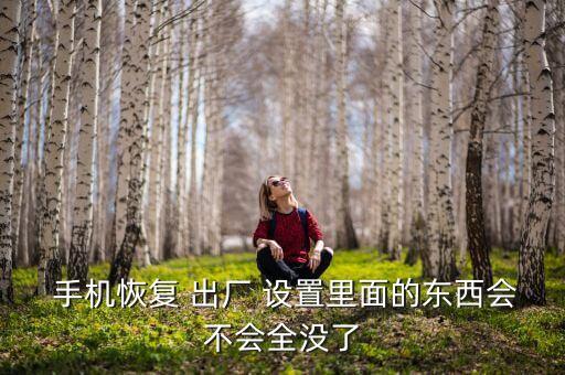 手機(jī)默認(rèn)出廠設(shè)置后那些數(shù)據(jù)清除了