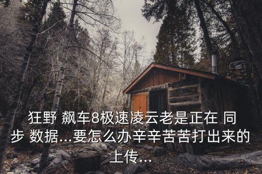  狂野 飆車8極速凌云老是正在 同步 數(shù)據(jù)…要怎么辦辛辛苦苦打出來的上傳...