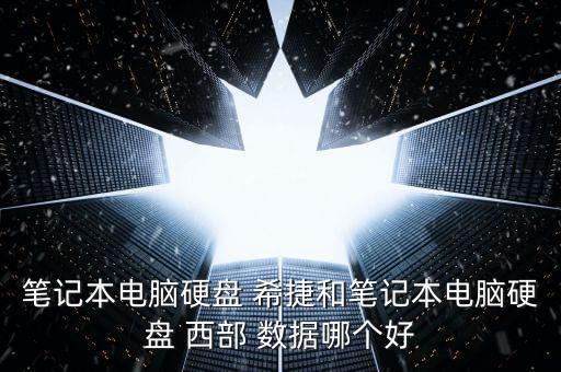 筆記本電腦硬盤 希捷和筆記本電腦硬盤 西部 數(shù)據(jù)哪個好