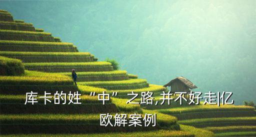  庫卡的姓“中”之路,并不好走|億歐解案例