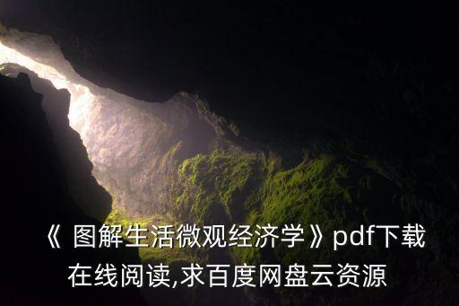 《 圖解生活微觀經(jīng)濟(jì)學(xué)》pdf下載在線閱讀,求百度網(wǎng)盤云資源