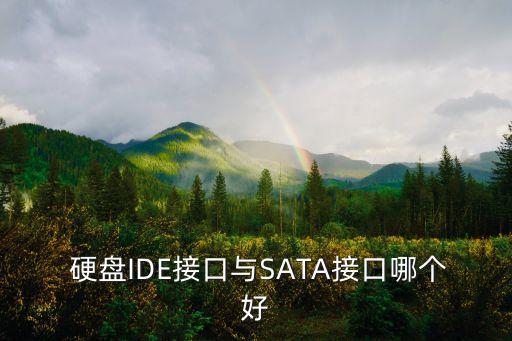  硬盤IDE接口與SATA接口哪個好