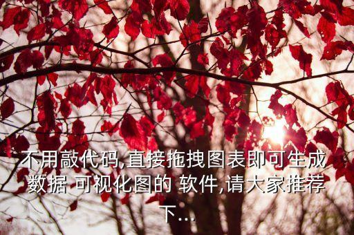 不用敲代碼,直接拖拽圖表即可生成 數據 可視化圖的 軟件,請大家推薦下...