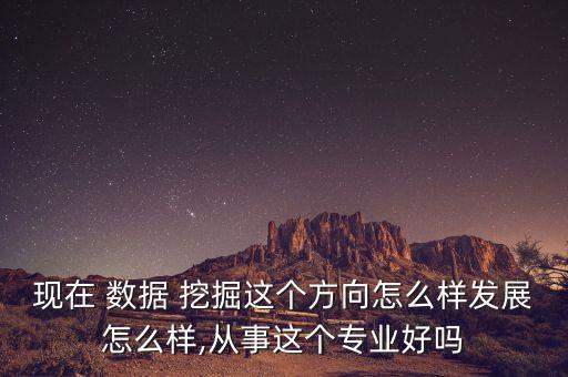 數(shù)據(jù)挖掘的前景,大數(shù)據(jù)和數(shù)據(jù)挖掘前景