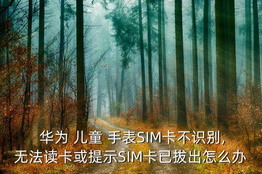 華為兒童手表無數據