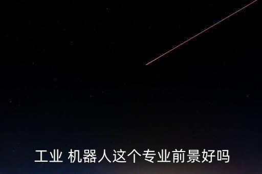  工業(yè) 機(jī)器人這個(gè)專(zhuān)業(yè)前景好嗎