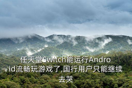 任天堂Switch能運行Android流暢玩游戲了,國行用戶只能繼續(xù)去哭