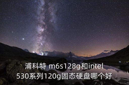 浦科特 m6s128g和intel530系列120g固態(tài)硬盤哪個好
