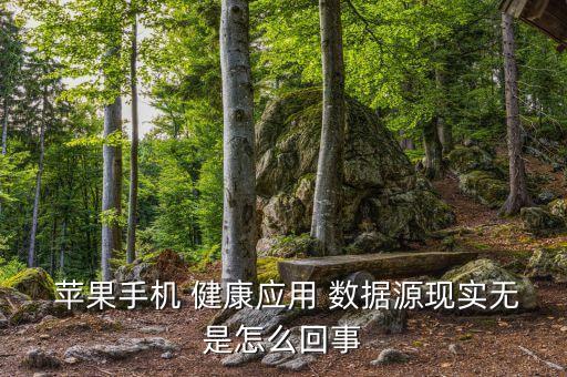  蘋果手機(jī) 健康應(yīng)用 數(shù)據(jù)源現(xiàn)實(shí)無(wú)是怎么回事