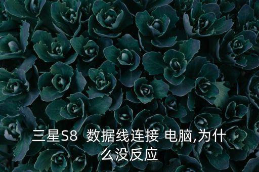 三星S8  數(shù)據(jù)線連接 電腦,為什么沒反應(yīng)