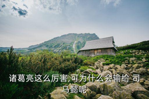 諸葛亮這么厲害,可為什么會輸給 司馬懿呢