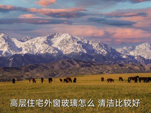 高層住宅外窗玻璃怎么 清潔比較好