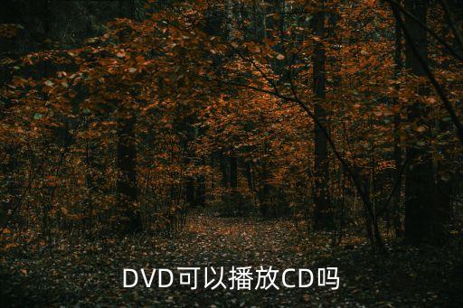 DVD可以播放CD嗎