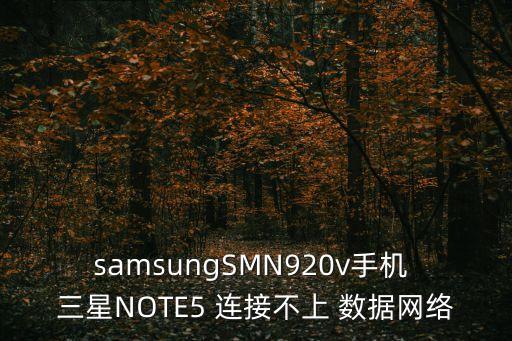 samsungSMN920v手機(jī) 三星NOTE5 連接不上 數(shù)據(jù)網(wǎng)絡(luò)