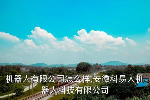易步機器人有限公司怎么樣,安徽科易人機器人科技有限公司