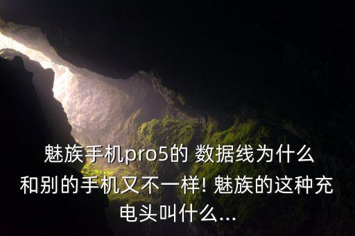  魅族手機pro5的 數(shù)據(jù)線為什么和別的手機又不一樣! 魅族的這種充電頭叫什么...