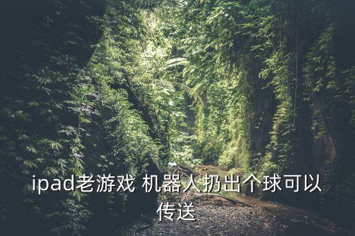 ipad老游戲 機(jī)器人扔出個(gè)球可以傳送