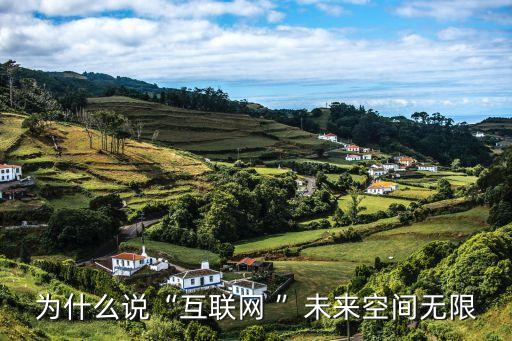 為什么說“互聯(lián)網(wǎng) ”未來空間無限