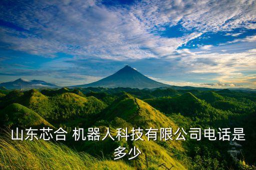 山東芯合 機(jī)器人科技有限公司電話(huà)是多少