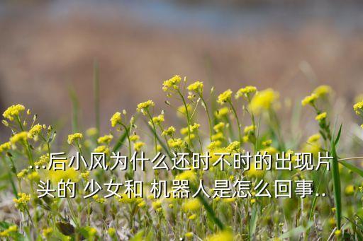 ...后小風(fēng)為什么還時(shí)不時(shí)的出現(xiàn)片頭的 少女和 機(jī)器人是怎么回事...