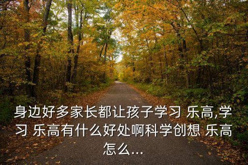 身邊好多家長都讓孩子學習 樂高,學習 樂高有什么好處啊科學創(chuàng)想 樂高怎么...