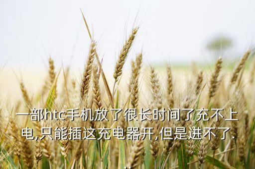 一部htc手機(jī)放了很長(zhǎng)時(shí)間了充不上電,只能插這充電器開(kāi),但是進(jìn)不了...