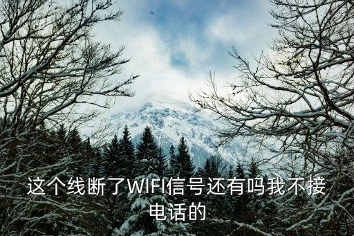 這個線斷了WIFI信號還有嗎我不接電話的