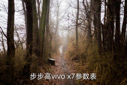 步步高vivo x7參數(shù)表