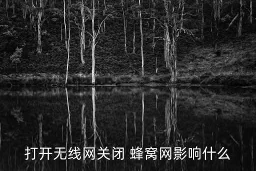 打開無線網(wǎng)關(guān)閉 蜂窩網(wǎng)影響什么