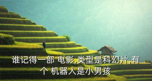 誰記得一部 電影,類型是科幻片,有個 機器人是小男孩