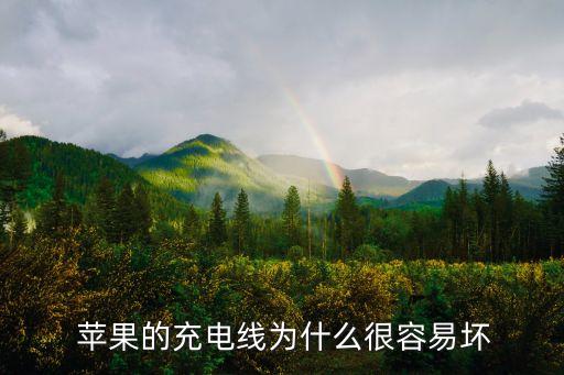  蘋果的充電線為什么很容易壞