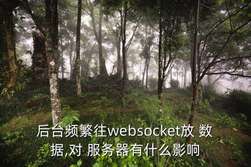 后臺頻繁往websocket放 數據,對 服務器有什么影響