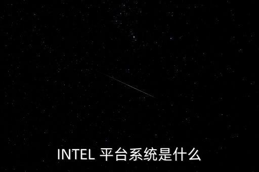 INTEL 平臺系統(tǒng)是什么