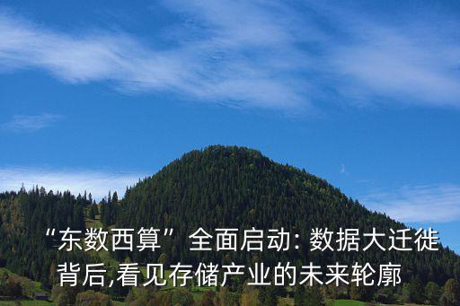 “東數西算”全面啟動: 數據大遷徙背后,看見存儲產業(yè)的未來輪廓
