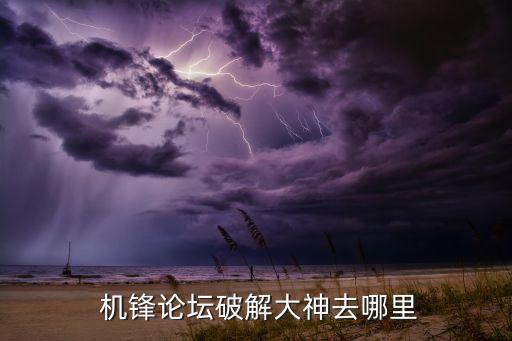  機(jī)鋒論壇破解大神去哪里