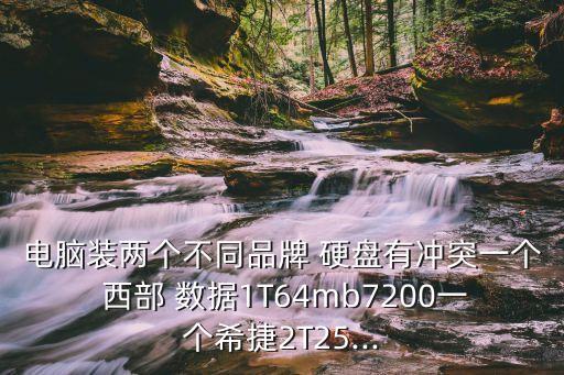 電腦裝兩個不同品牌 硬盤有沖突一個 西部 數(shù)據(jù)1T64mb7200一個希捷2T25...