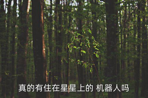 真的有住在星星上的 機(jī)器人嗎