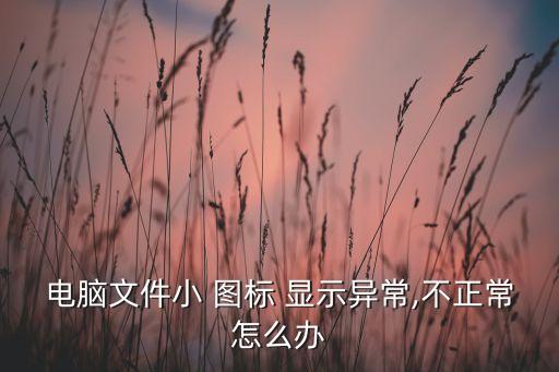 大數(shù)據(jù)小圖標顯示不出來怎么辦