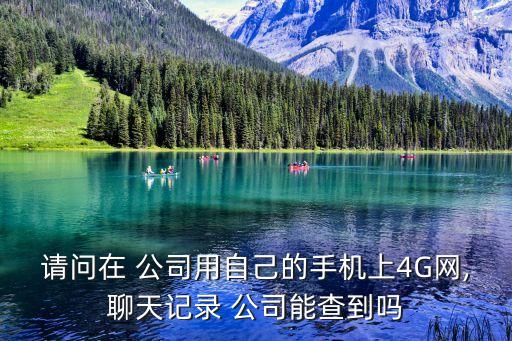 請問在 公司用自己的手機上4G網,聊天記錄 公司能查到嗎